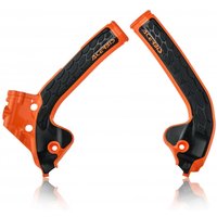0022893.011.016 - Acerbis X-Grip Frame Guards - KTM SX85 2019-2024, Husqvarna TC85 2018-2024 - Orange