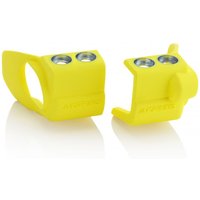 Image of Acerbis Fork Shoe Covers - Suzuki RMZ 250/ 450 2009-23 - Yellow