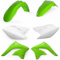 0009111.553.008 - Acerbis Standard Plastics Kit - Kawasaki KXF450 2006-08 - OEM '08 (Green/White)