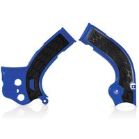 0017778.040 - Acerbis X-Grip Frame Guards - Yamaha YZF250 2014-16, YZF450 2014-15, WRF250 2015-19 - Blue