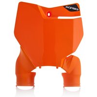 Image of Acerbis Raptor Front Number Board - KTM SXF & Husqvarna FC/TC 2016-18 - Orange
