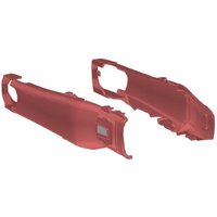 Image of 0025334.011.016 - Acerbis Tekmagnet Swing Arm Protectors - KTM SX 125/250/300 & SXF 250/350/450 2023-2024 - Orange