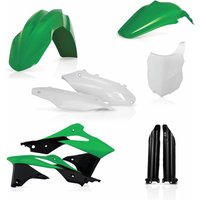 0016876.553.016 - Acerbis Full Plastics Kit - Kawasaki KXF250 2013 - OEM '16 (Green/White/Black)