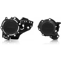 Acerbis X-Power Engine Covers Kit - Husqvarna TC250 2019-22, KTM SX250 2019-22, XC TPI 2020-23 - Black
