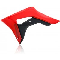 0022381.349 - Acerbis Radiator Scoops - Honda CRF250R 2018-21, CRF450R 2017-20 - Red/ Black