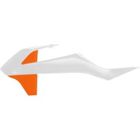 0022928.229.016 - Acerbis Radiator Scoops - KTM SX85 2018-2024 - White/ Orange