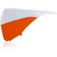 0017202.203 - Acerbis Air Box Cover - Various KTM EXC & EXC-F 2014-16 - Orange/ White