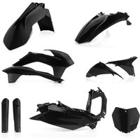 0017843.090 - Acerbis Full Plastics Kit - KTM SX125/150 & SXF 250/450/505 2015, SX250 2015-16 - Black