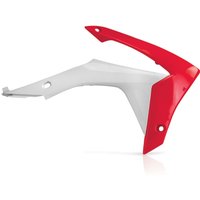 0016890.343 - Acerbis Radiator Scoops - Honda CRF250R 2014-17, CRF450R 2013-16 - Red/ White