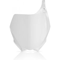 0009135.030 - Acerbis Front Number Board - Yamaha YZ 125/250 2006-14, YZF 250/450 2006-09 - White