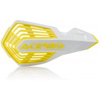 Image of Acerbis X-Future Hand Guards - White/ Yellow