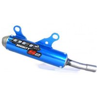 DEP Shorty Exhaust Silencer - KTM SX 125/150 2019-22 - Blue (FS)
