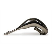 Image of DEP Exhaust Front Pipe - Kawasaki KX125 2003 - Nickel