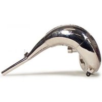 Image of DEP Armoured Front Exhaust Front Pipe - Gas Gas EC 250 2012-13 - Nickel