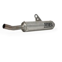 Image of DEP Exhaust Silencer - KTM SX125 2000-03 - Round