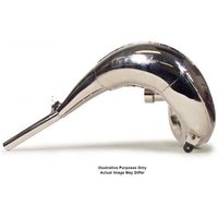Image of DEP Exhaust Front Pipe - TM MX 125 2000-07 - Nickel