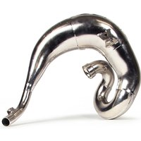 Image of DEP Front Exhaust Front Pipe - KTM SX250 2000-02 - Nickel
