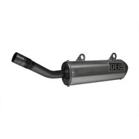Image of DEP Exhaust Silencer - Kawasaki KX250 1995-2002 - Oval