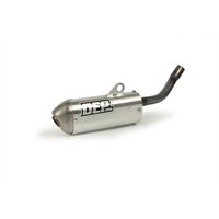 Image of DEP Exhaust Silencer - Honda CR125 1991-92 - Round