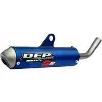 DEP Exhaust Silencer - KTM SX65 & Husqvarna TC65 2016-On - Blue