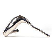 Image of DEP Rev Exhaust Front Pipe - Kawasaki KX85 2001-On - Nickel