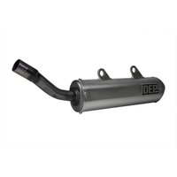 Image of DEP Exhaust Silencer - Kawasaki KX250 1990-93 - Oval