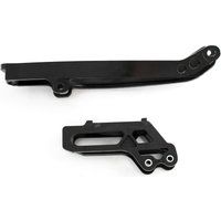 Polisport Chain Guide & Slider Kit - Yamaha YZ 125/250 2008-21, YZF 250/450 2007-08, WRF250 2007-14, WRF450 2007-21 - Black