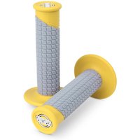Image of 021680 - Pro Taper Clamp On Pillow Top Grips Yellow/grey