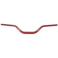 Apico Trials Performance 28.6mm Fat Oversized Handlebars Bars - Low/ 4.5" - Red