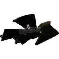 Polisport Radiator Scoops - KTM SX65 2002-08 - Black