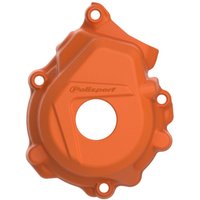 Image of Polisport Ignition Cover Protector - KTM SXF 250/350 & Husqvarna FC 250/350 2016-22 - Orange