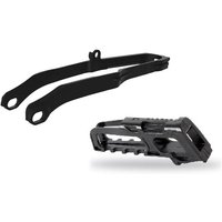 Polisport Chain Guide & Slider Kit - Honda CRF250R/RX 2020-21, CRF450R/RX 2019-21 - Black