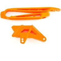 Polisport Chain Guide & Slider Kit - KTM SX/SXF 2007-10, EXC 2008-11 - Orange
