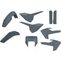 Polisport Enduro Plastics Kit - Husqvarna FE 250/350/450/501 & TE 250/300 2017-19 - Nardo Grey