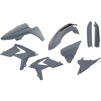 Polisport Plastics Kit - Beta 125/250/300/350/400/450/498 RR 2013-17 - Nardo Grey