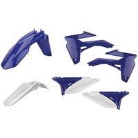 Image of Polisport Plastics Kit - Sherco SE-R/SEF-R 2012-15 - OEM (Blue/White)