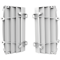 Image of Polisport Radiator Louvres - KTM SX/SXF 2016-22, XC-W/EXC/EXC-F 2017-22, Husqvarna TC/FC 2016-22, TE/FE 2017-22 - White