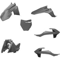 Polisport Plastics Kit - KTM SX65 2016-23, Gas Gas MC65 2021-23 - Nardo Grey