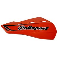 Polisport Qwest Handguards With Plastic Mounting Kit - Orange