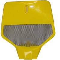 Polisport Universal Vented Front Number Board - Yellow