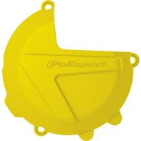 Image of Polisport Clutch Cover Protector - KTM SX250 2017-22, EXC 250/300 2017-23, Husqvarna TE 250/300 2017-23 - Yellow