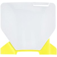 0025454.234 - Acerbis Front Number Board For Husqvarna FC 250/350/450 & TC 125/250 2023-2025 White/Yellow