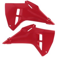 Image of 0026549.110 - Acerbis Radiator Scoops For Honda CRF250R & CRF300RX & CRF450R 2025 - Red