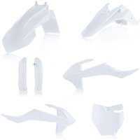 0023593.031 - Acerbis Full Plastics Kit For KTM SX65 2019-2023, Gas Gas MC65 2021-2023 - White 2