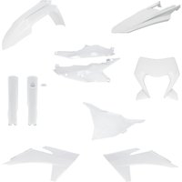 Image of 0026809.030 - Acerbis Full Plastics Kit For KTM EXC 150/250/300 & EXC-F 250/350/450/500 & XC-W 125/150/250/300 2024-2025 - White