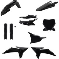 Image of 0026922.090 - Acerbis Full Plastics Kit For KTM SX 125/150/250 & SXF 250/350/450, XC 125/250/300 2025 - Black