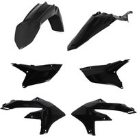 Image of 0026517.090 - Acerbis Standard Plastics Kit For Yamaha WRF250 2025 WRF450 2024 2025 Black