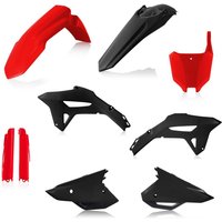 0024559.848 - Acerbis Full Plastics Kit For Honda CRF250R 2022-2024, CRF450R 2021-2024 - Black/Red