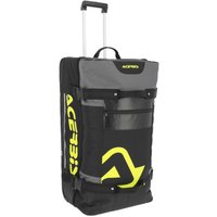 0026014.319 - Acerbis X-Trip Logo Kit Bag With Wheels - Black/Grey 105L