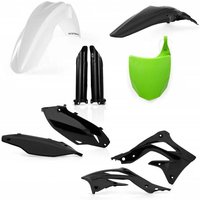0016321.371 - Acerbis Full Plastics Kit For Kawasaki KXF450 2012 - Green/White